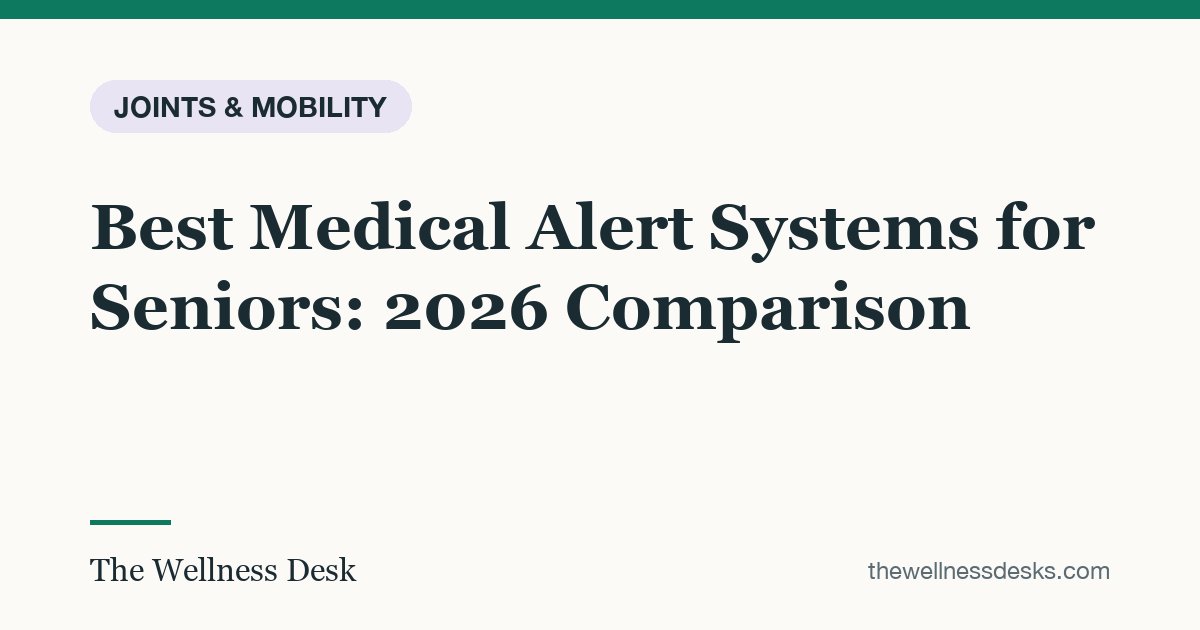 Title card: Best Medical Alert Systems for Seniors: 2026 Comparison