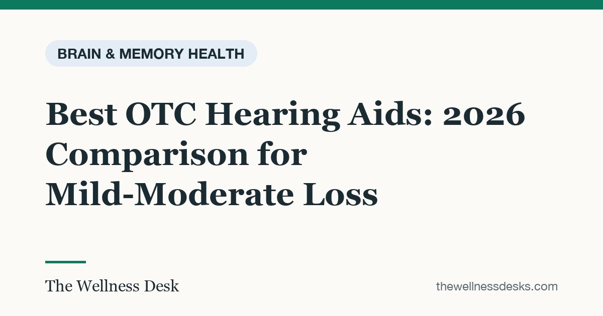 Title card: Best OTC Hearing Aids: 2026 Comparison for Mild-Moderate Loss